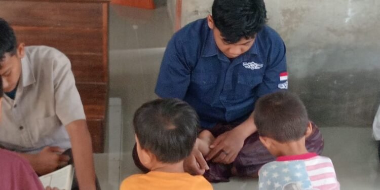 Suasana Pembukaan Pesantren Ramadhan Anak-Anak 1447 H di Masjid EL-MUQOFFA Air Batu