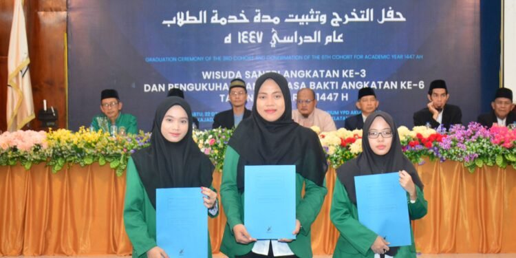 MENYEMAI PEMIMPIN ASLI YANG ILMIYAH, DINIYAH, DAN KRITIS UNTUK PERADABAN DUNIA: WISUDA DAN PENGUKUHAN MASA BAKTI TAHUN PELAJARAN 1447 H